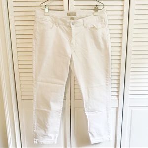 Banana republic white skinny jeans